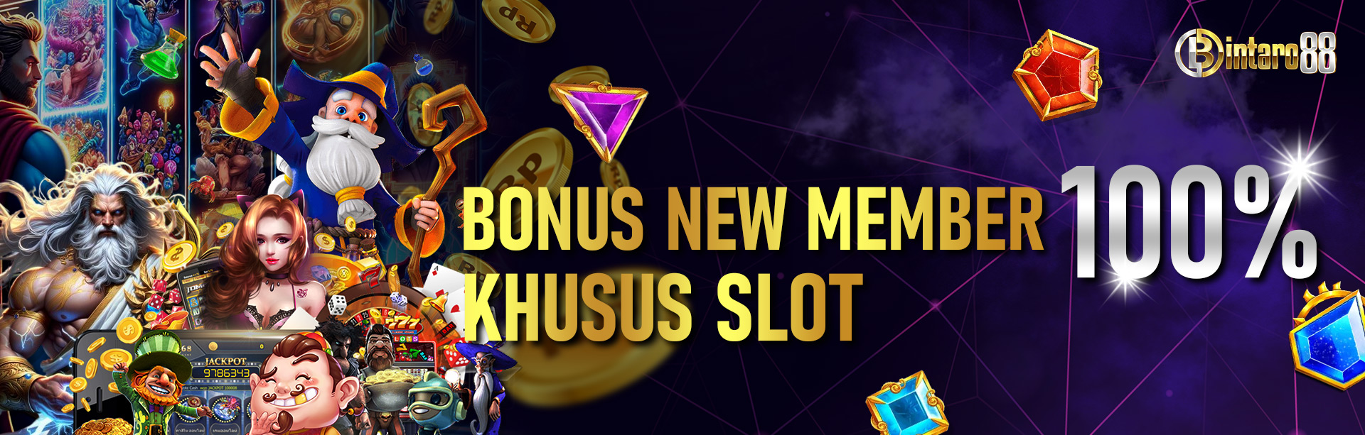 Bonus New Member Slot 100%