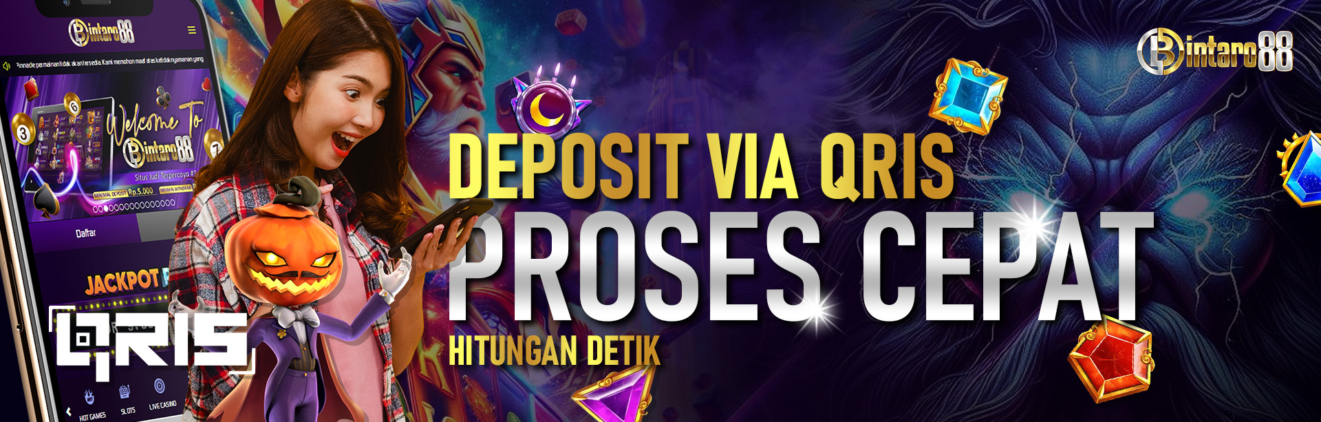 Deposit Via Qris